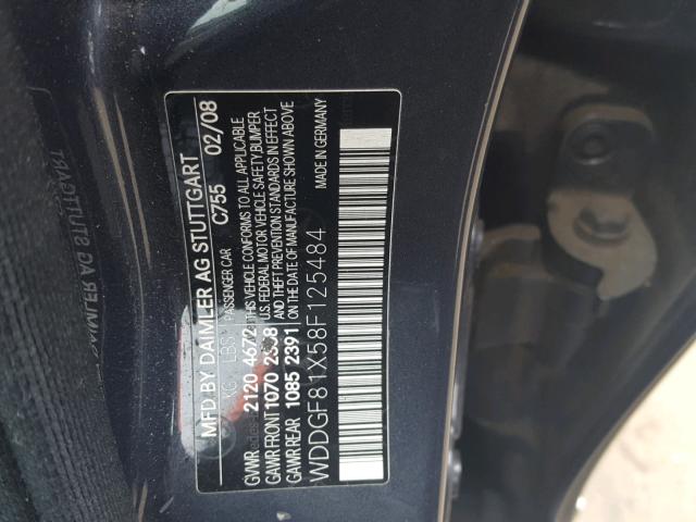 WDDGF81X58F125484 - 2008 MERCEDES-BENZ C 300 4MAT BLACK photo 10