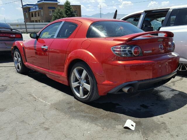 JM1FE17N640121169 - 2004 MAZDA RX8 RED photo 3