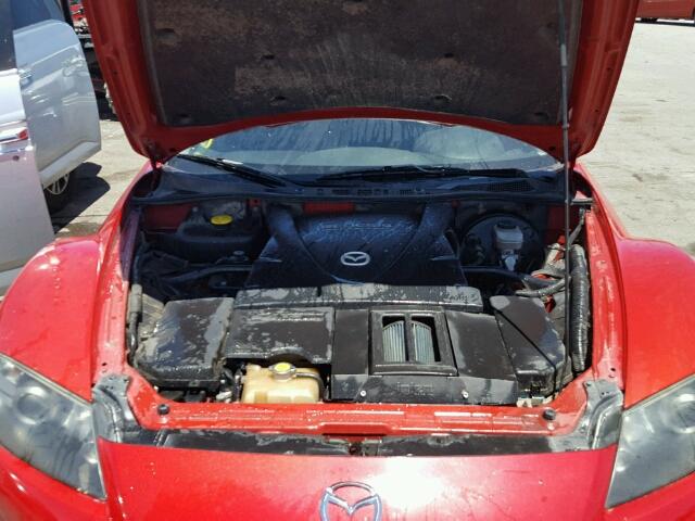 JM1FE17N640121169 - 2004 MAZDA RX8 RED photo 7