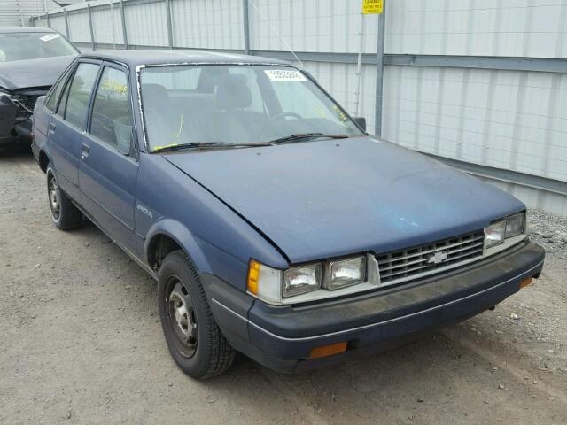 1Y1SK1947GZ192145 - 1986 CHEVROLET NOVA BLUE photo 1