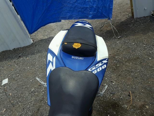 JS1GN7DA872102487 - 2007 SUZUKI GSX-R600 BLUE photo 6