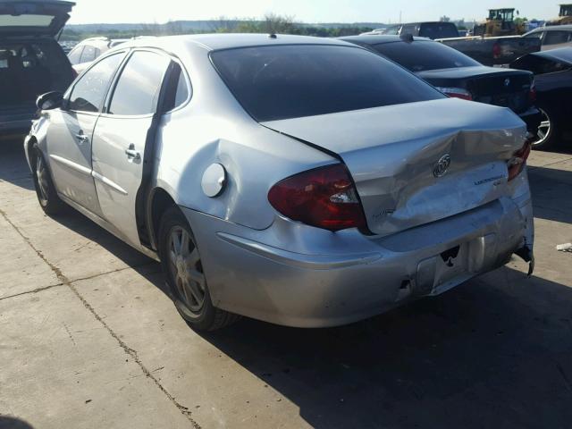 2G4WD532651277784 - 2005 BUICK LACROSSE C SILVER photo 3