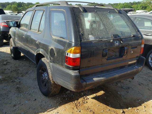 4S6CK58W1W4417743 - 1998 HONDA PASSPORT E BLACK photo 3
