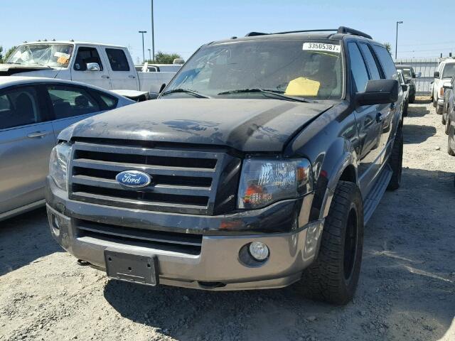 1FMJK1J51BEF48766 - 2011 FORD EXPEDITION BLACK photo 2