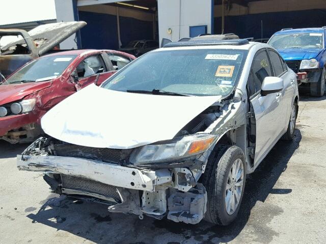 2HGFB2F90CH523333 - 2012 HONDA CIVIC EXL Күміс фото 2