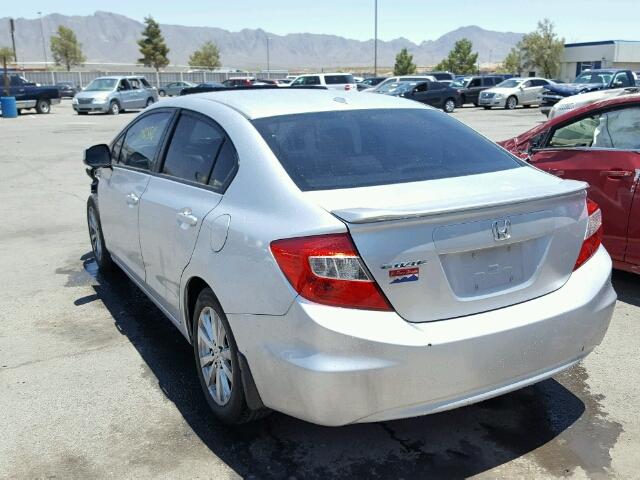 2HGFB2F90CH523333 - 2012 HONDA CIVIC EXL SILVER photo 3