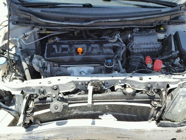 2HGFB2F90CH523333 - 2012 HONDA CIVIC EXL SILVER photo 7