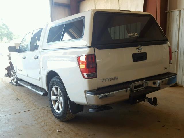 1N6AA0EDXEN516712 - 2014 NISSAN TITAN S WHITE photo 3