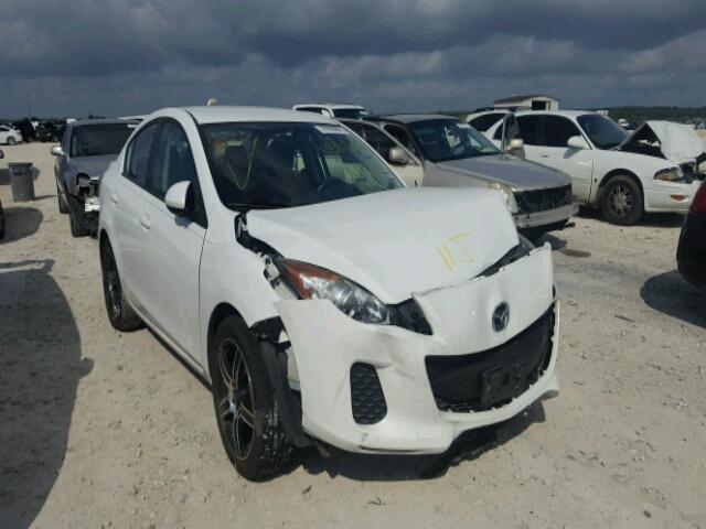 JM1BL1UF2C1646420 - 2012 MAZDA 3 I WHITE photo 1