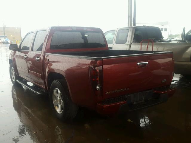 1GCDSCF92B8116064 - 2011 CHEVROLET COLORADO L BURGUNDY photo 3