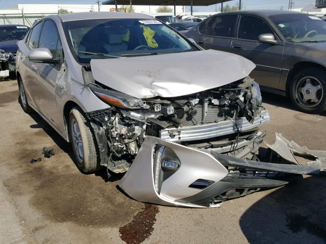 JTDKARFP0H3030107 - 2017 TOYOTA PRIUS PRIM ვერცხლისფერი ფოტო 1