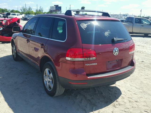 WVGBC67LX4D023606 - 2004 VOLKSWAGEN TOUAREG 3. RED photo 3