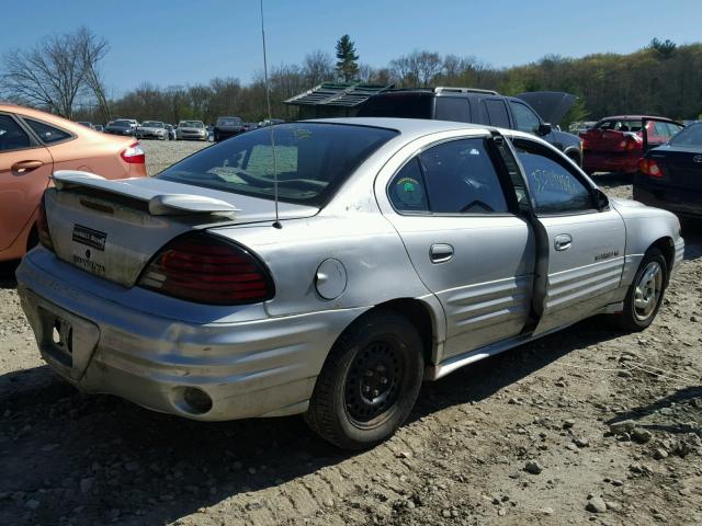 1G2NE52F12C187292 - 2002 PONTIAC GRAND AM S 银色 照片 4