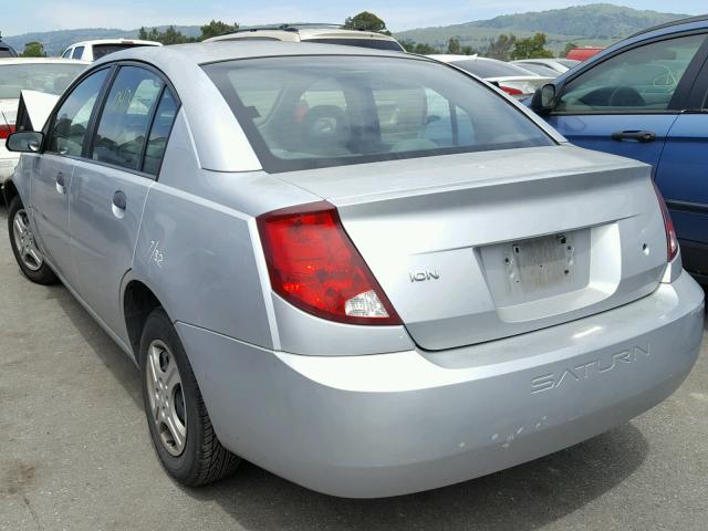 1G8AG52F35Z127627 - 2005 SATURN ION LEVEL SILVER photo 3