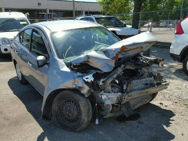 3N1CN7AP0DL843839 - 2013 NISSAN VERSA S SILVER photo 1