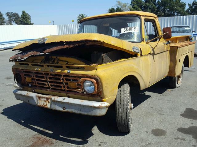 F26CR566014 - 1964 FORD PU YELLOW photo 2