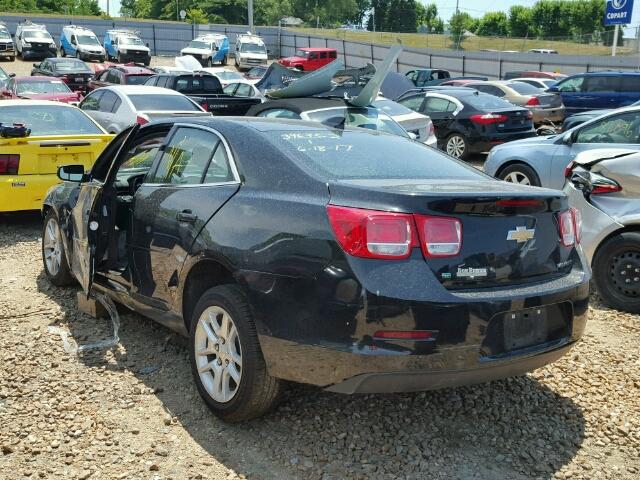 1G11C5SLXFF296336 - 2015 CHEVROLET MALIBU 1LT BLACK photo 3