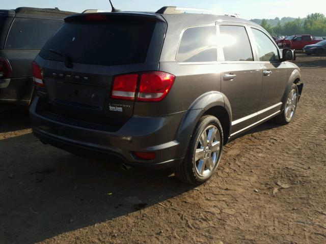 3C4PDDDGXET171995 - 2014 DODGE JOURNEY LI GRAY photo 4