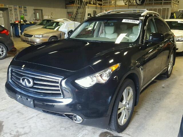 JN8AS1MW5CM155888 - 2012 INFINITI FX35 BLACK photo 2