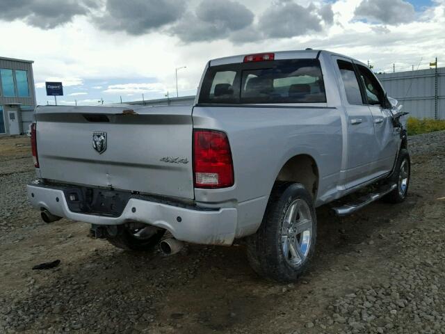 1D7RV1GT2AS140819 - 2010 DODGE RAM 1500 SILVER photo 4