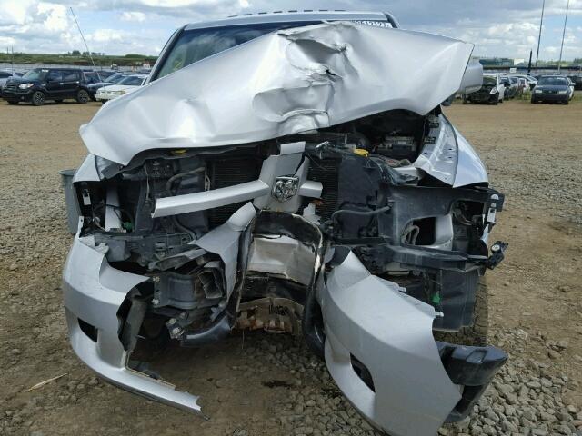 1D7RV1GT2AS140819 - 2010 DODGE RAM 1500 SILVER photo 7