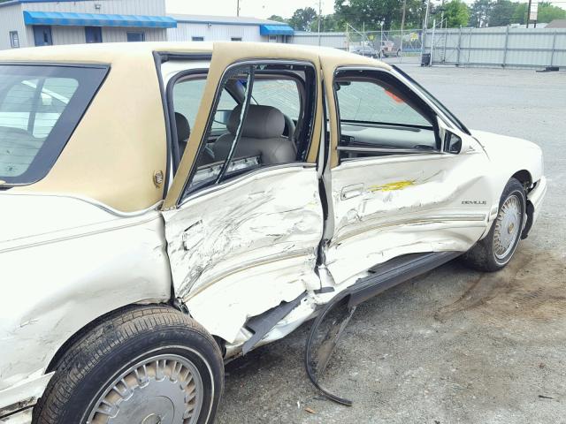 1G6KE54Y7VU270594 - 1997 CADILLAC DEVILLE DE WHITE photo 9