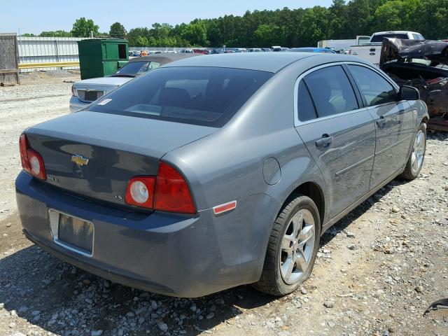 1G1ZG57NX84238209 - 2008 CHEVROLET MALIBU LS ნაცრისფერი ფოტო 4