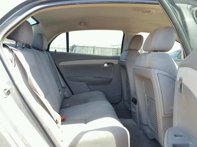1G1ZG57NX84238209 - 2008 CHEVROLET MALIBU LS ნაცრისფერი ფოტო 6