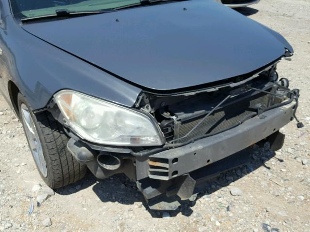 1G1ZG57NX84238209 - 2008 CHEVROLET MALIBU LS ნაცრისფერი ფოტო 9