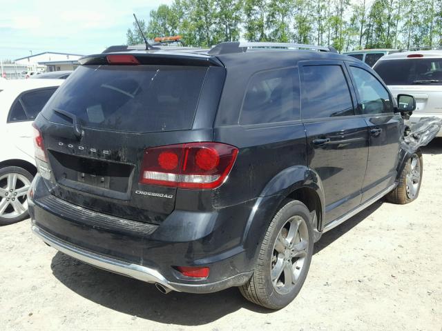 3C4PDDGG6HT704117 - 2017 DODGE JOURNEY CR BLACK photo 4