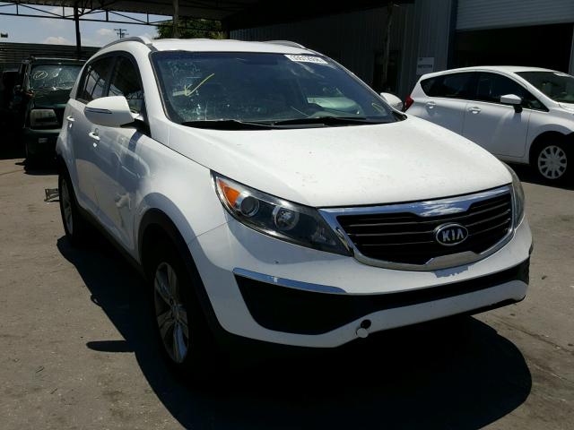 KNDPB3A20C7226707 - 2012 KIA SPORTAGE B WHITE photo 1