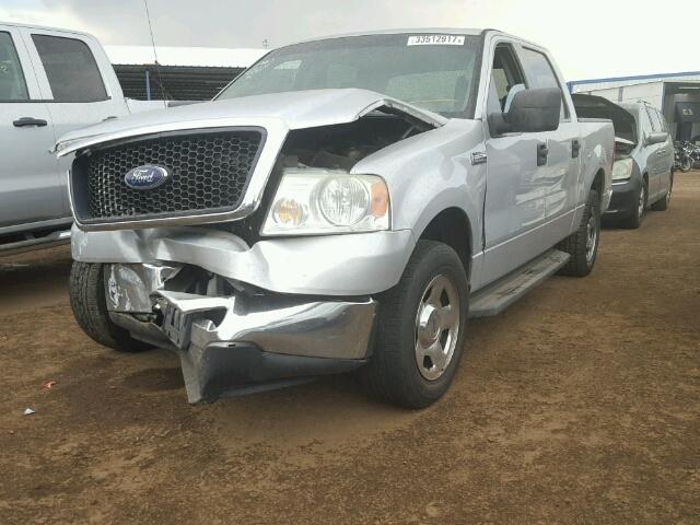 1FTRW12W78FC02839 - 2008 FORD F150 SILVER photo 2