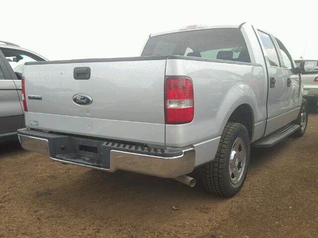 1FTRW12W78FC02839 - 2008 FORD F150 SILVER photo 4