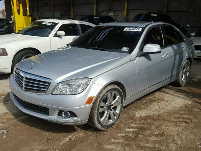 WDDGF81X68F133495 - 2008 MERCEDES-BENZ C 300 4MAT SILVER photo 2