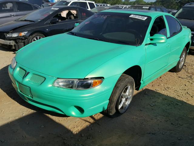 1G2WP52K42F123015 - 2002 PONTIAC GRAND PRIX GREEN photo 2