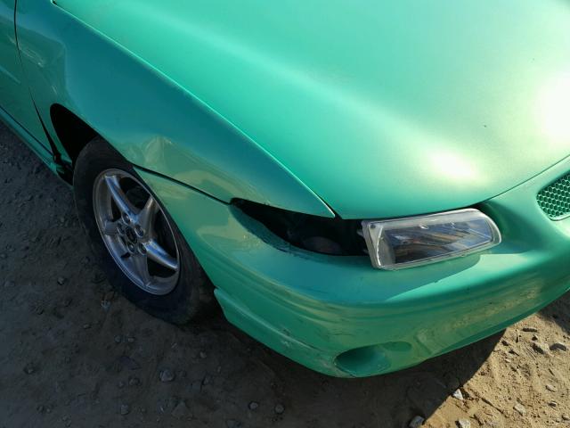 1G2WP52K42F123015 - 2002 PONTIAC GRAND PRIX GREEN photo 9