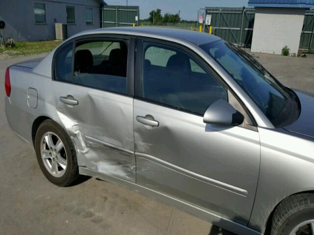 1G1ZT518X6F116014 - 2006 CHEVROLET MALIBU LT SILVER photo 9