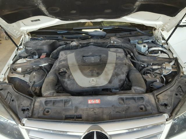 WDDGF8BB9BR181775 - 2011 MERCEDES-BENZ C 300 4MAT WHITE photo 7