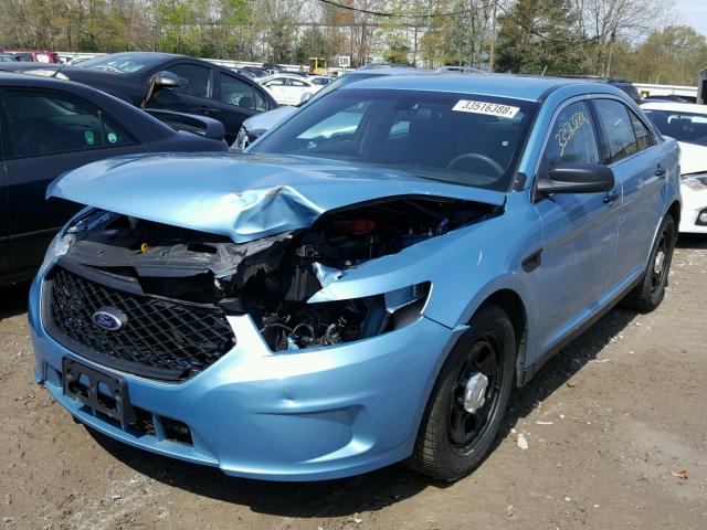 1FAHP2MK4FG135834 - 2015 FORD TAURUS POL BLUE photo 2