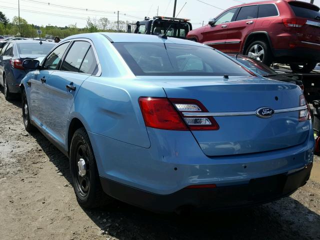 1FAHP2MK4FG135834 - 2015 FORD TAURUS POL BLUE photo 3