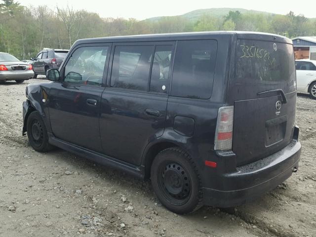 JTLKT334450190140 - 2005 TOYOTA SCION XB BLACK photo 3