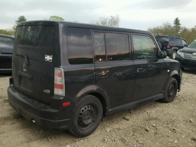 JTLKT334450190140 - 2005 TOYOTA SCION XB BLACK photo 4