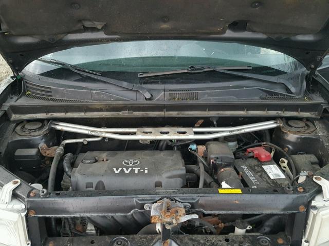 JTLKT334450190140 - 2005 TOYOTA SCION XB BLACK photo 7