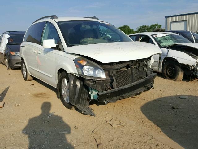 5N1BV28U04N340024 - 2004 NISSAN QUEST S WHITE photo 1