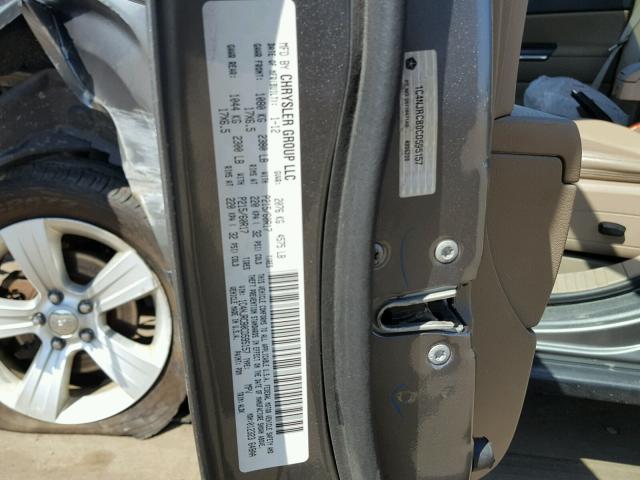 1C4NJRCB0CD595157 - 2012 JEEP PATRIOT LI GRAY photo 10