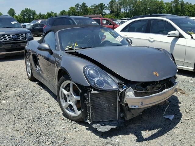 WP0CA2A88EK120859 - 2014 PORSCHE BOXSTER GRAY photo 1