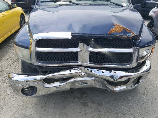 1D7HA18D24J107408 - 2004 DODGE RAM 1500 S BLUE photo 7