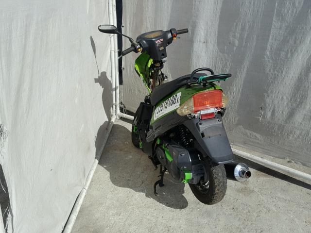 L5YACBPAXG111834 - 2016 ZHNG SCOOTER GREEN photo 3