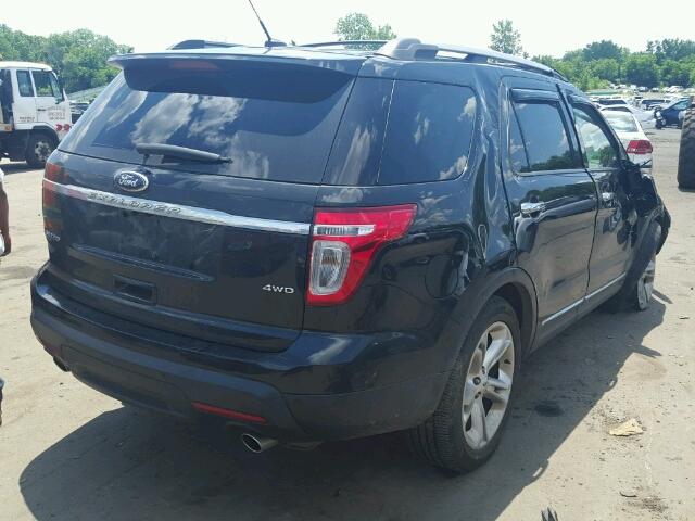 1FMHK8F89CGA77515 - 2012 FORD EXPLORER L BLACK photo 4