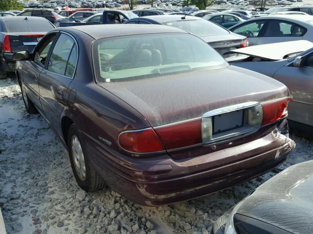 1G4HP54K3Y4204007 - 2000 BUICK LESABRE CU RED photo 3